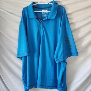 UFC Ultimate Fighting Championship Golf Shirt Blue 6X Grey Trim